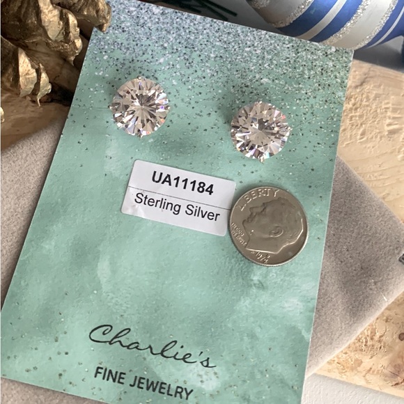 Other - Large solitaire earrings